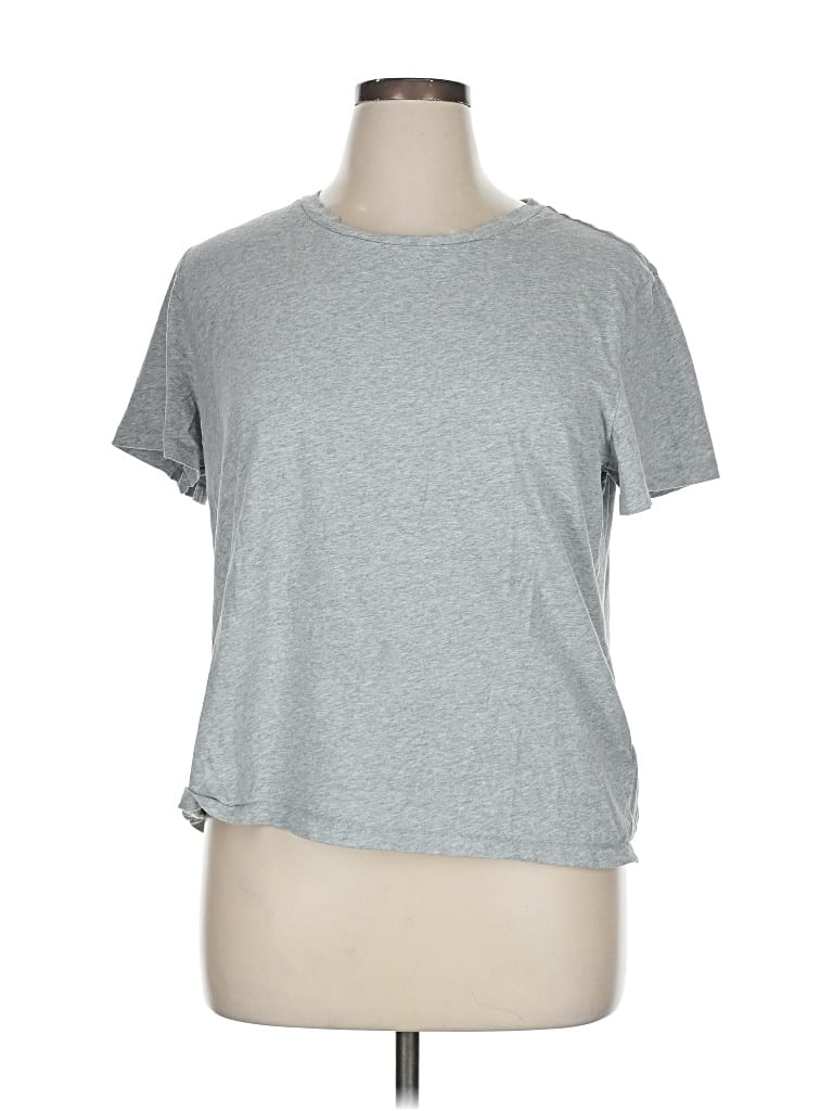 Pre-owned Gap Short Sleeve T-shirt In Gray