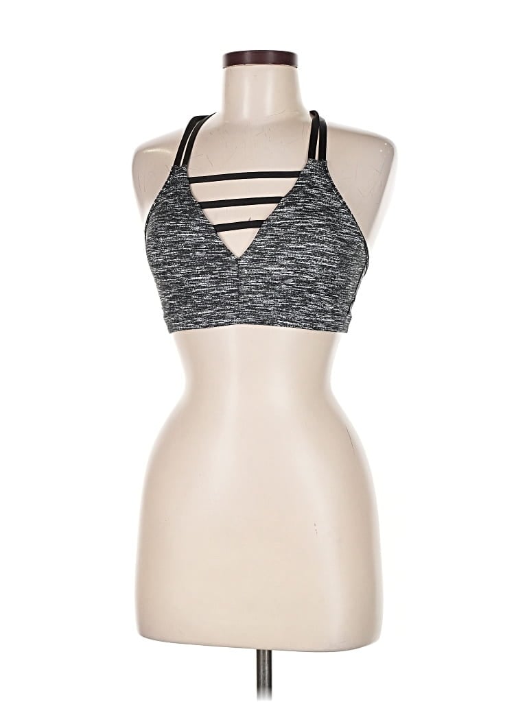 Pre-owned Vsx Sport Tank Top Gray Halter Neckline Tops