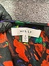 Milly 100% Silk Floral Black Blue 3/4 Sleeve Silk Top Size 2 - photo 7