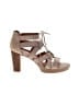 Paul Green Tan Gray Sandals Size UK 7 / US 9 - photo 1
