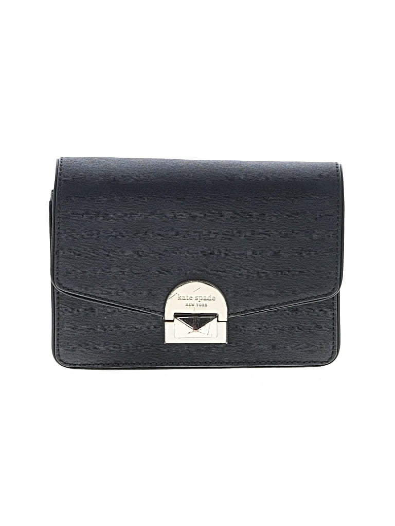 Pre-owned Kate Spade New York Leather Crossbody Bag In Black