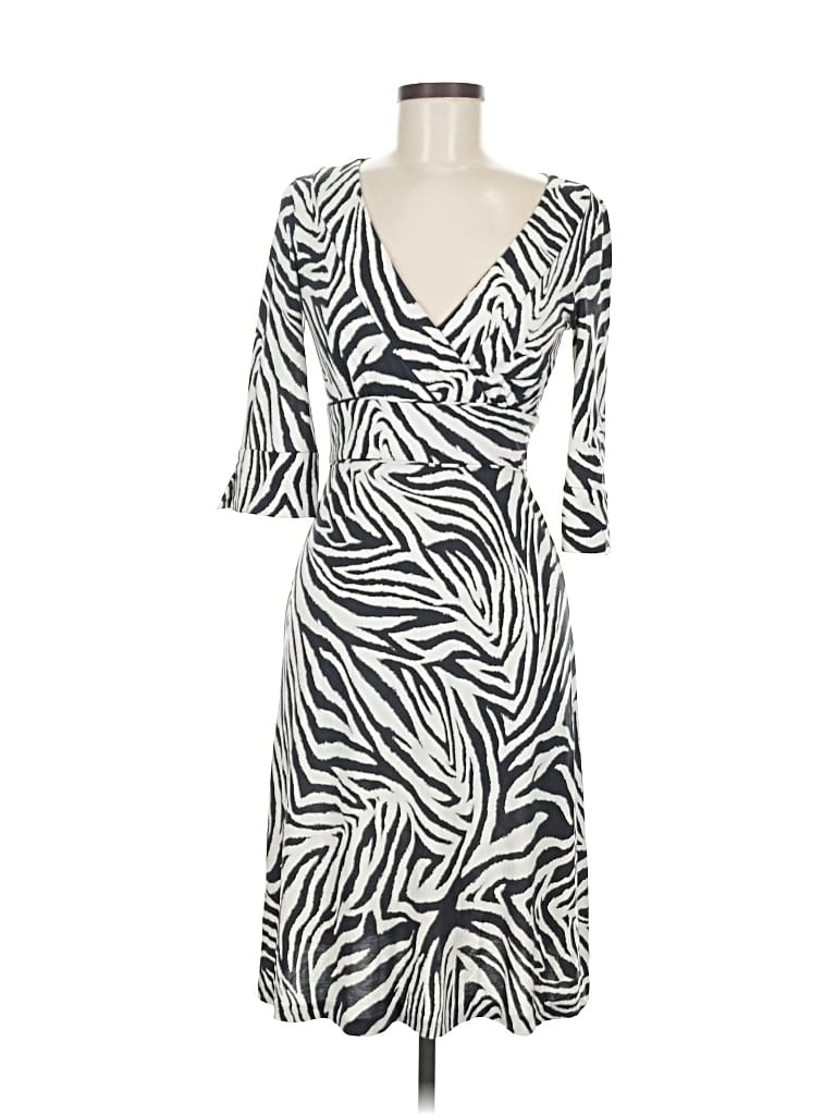 Pre-owned Diane Von Furstenberg Cocktail Dress In White