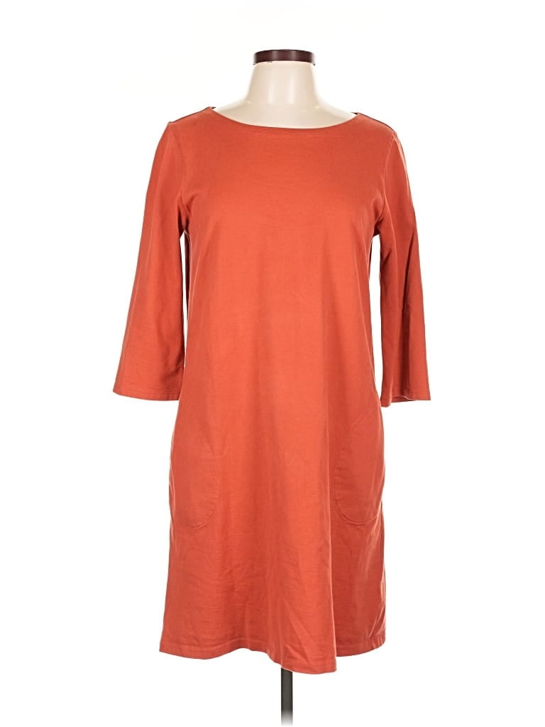 Pre-owned Garnet Hill Casual Dress In Orange