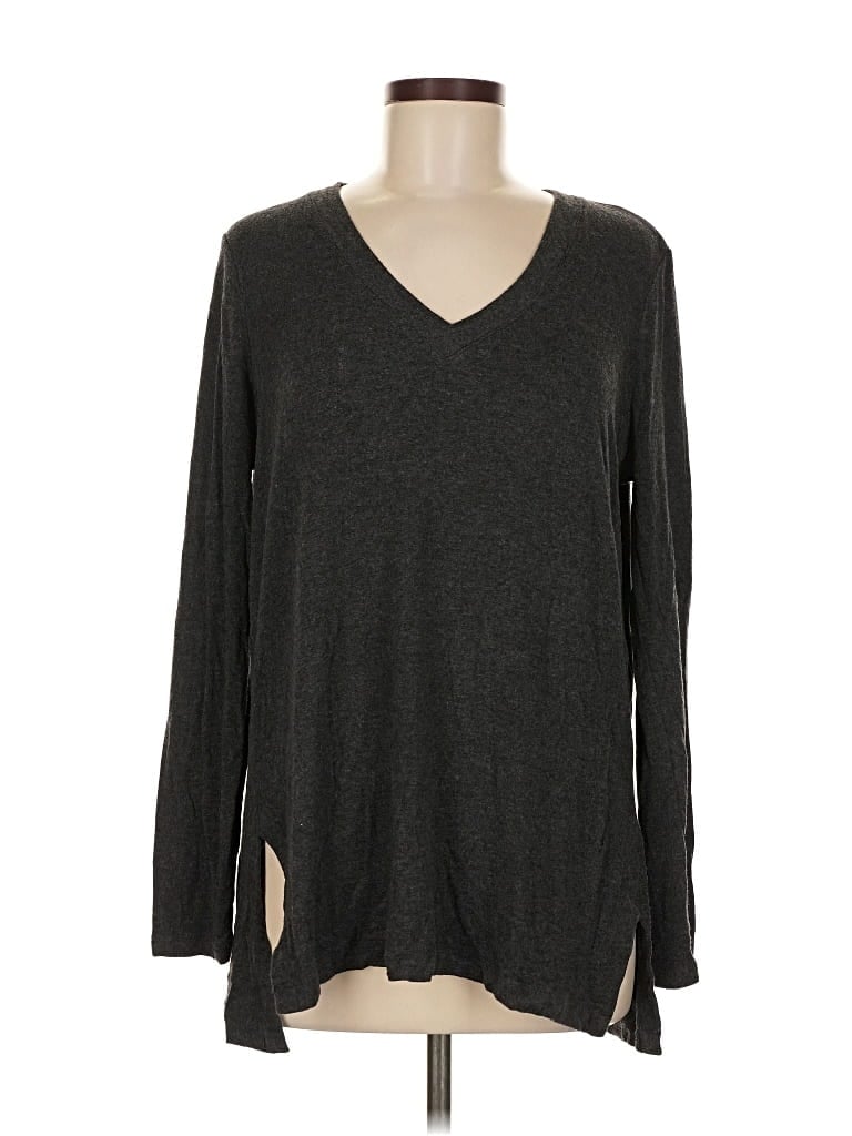 Pre-owned Lou & Grey Long Sleeve T-shirt In Gray