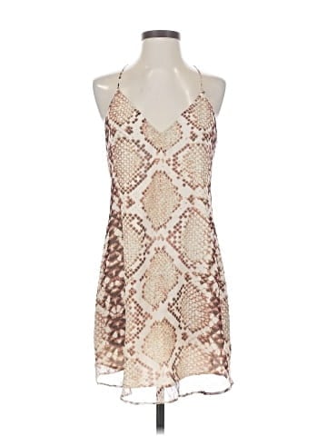 Lavender Brown Cocktail Dress (view 1)