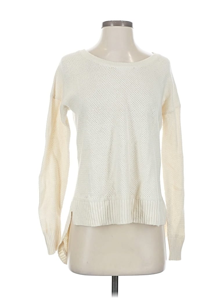 Pre-owned Madewell Pullover Sweater In White