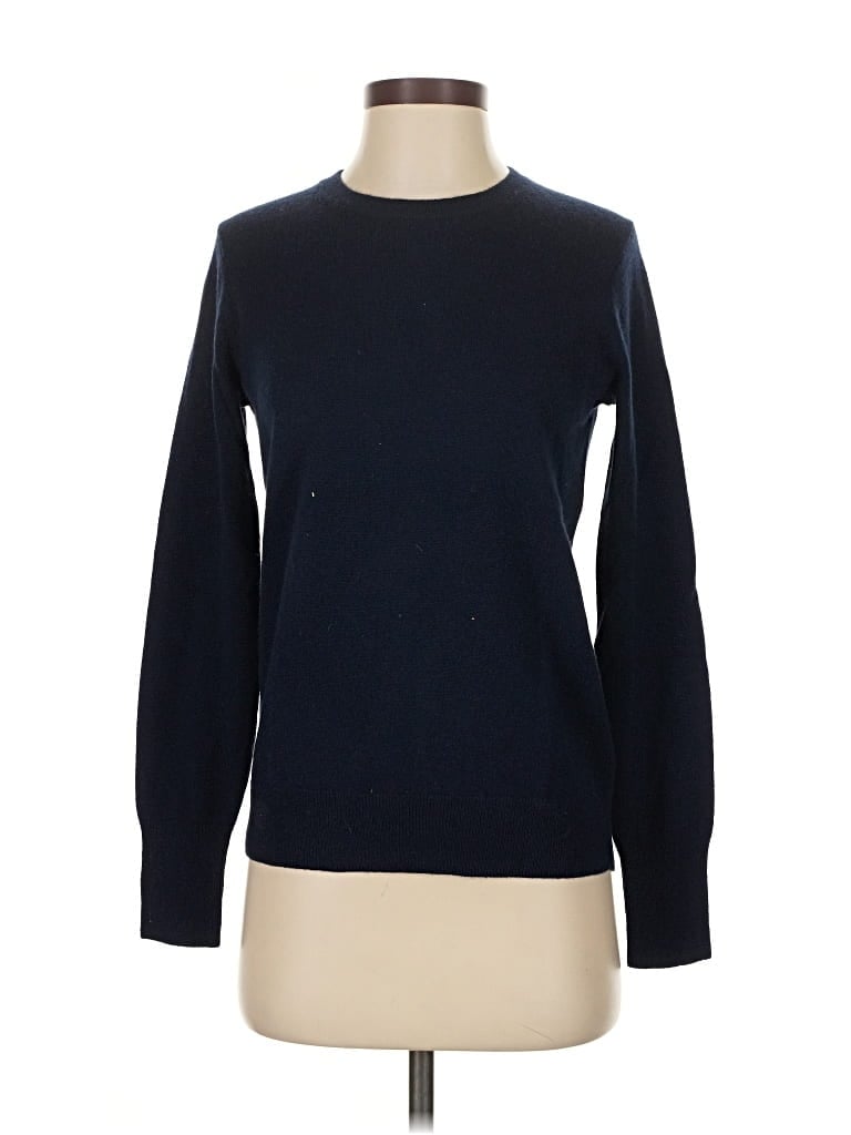Pre-owned Everlane Cashmere Pullover Sweater In Blue