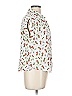 Cooper & Ella 100% Rayon Tropical White Sleeveless Button-Down Shirt Size L - photo 4