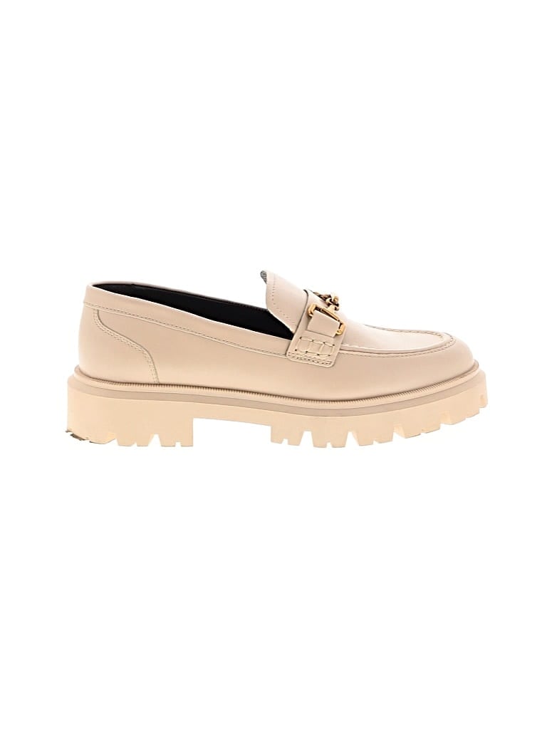 Pre-owned Massimo Dutti Flats In White