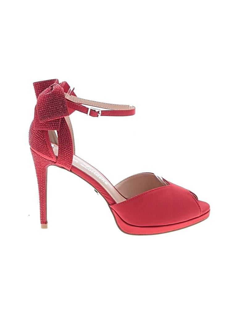 Pre-owned Lauren Lorraine Heels In Red