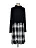 Fever Plaid Black Casual Dress Size S - photo 1