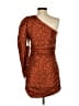 Wilfred 100% Polyester Animal Print Orange Cocktail Dress Size 4 - photo 2