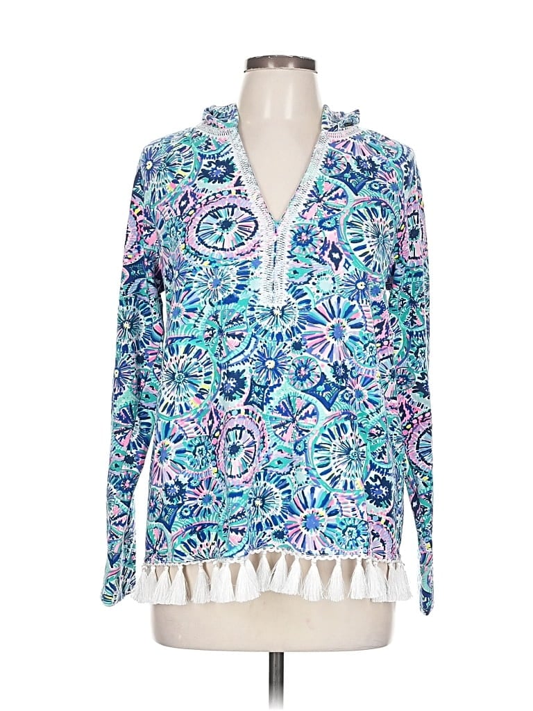 Pre-owned Lilly Pulitzer Pullover Sweater In Blue