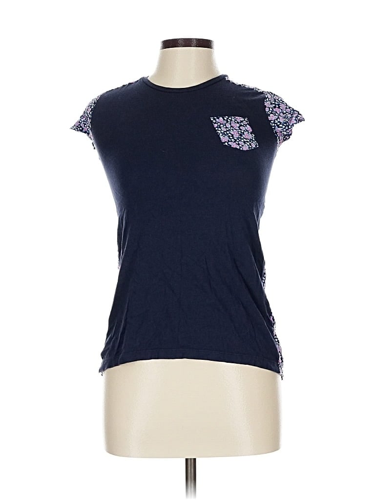 Pre-owned Oshkosh B'gosh Short Sleeve Top Blue Crew Neck Tops