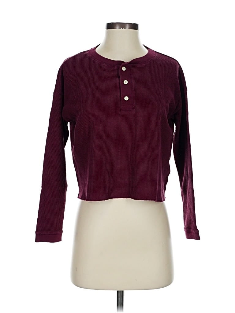 Pre-owned Everlane Pullover Sweater In Burgundy