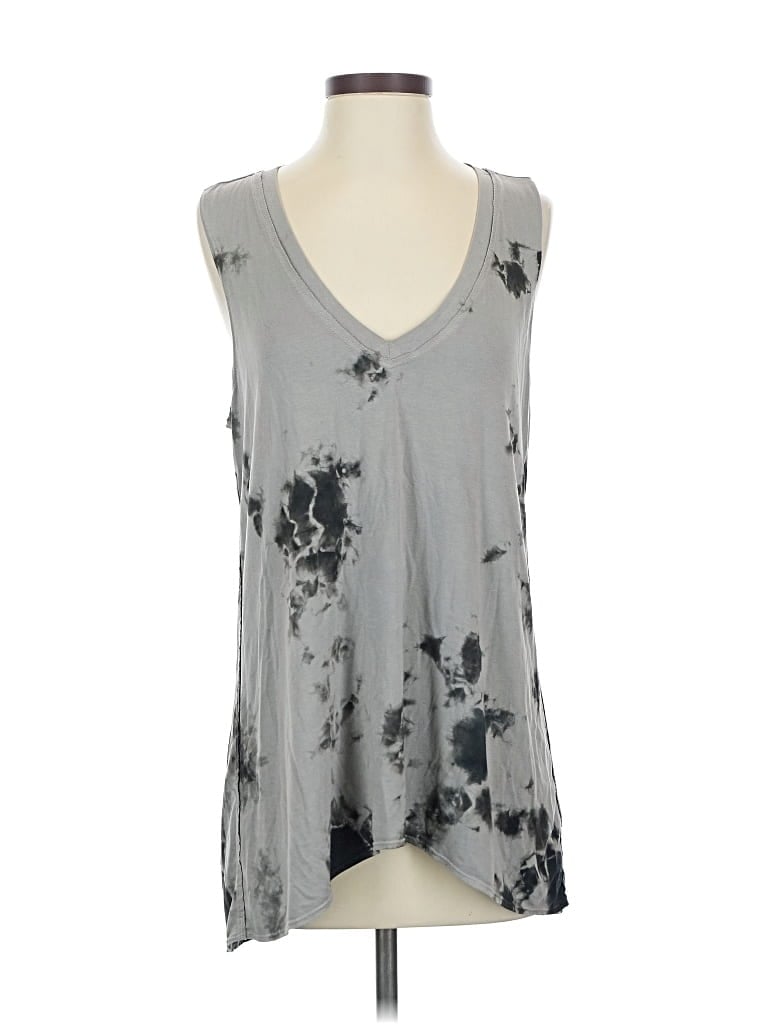 Pre-owned Chaser Sleeveless T-shirt In Gray