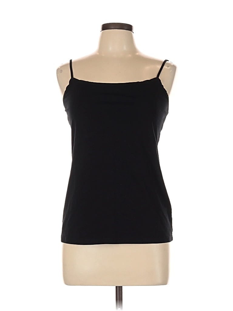 Pre-owned Ann Taylor Factory Sleeveless Top Black Sweetheart Neckline Tops