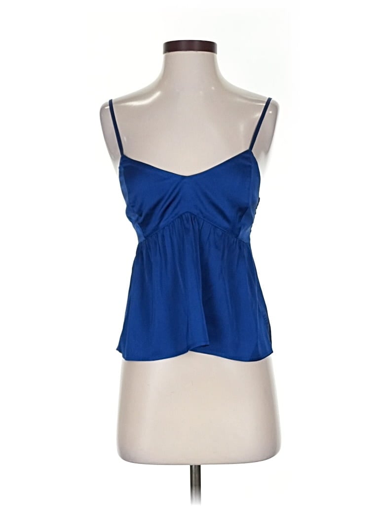 Pre-owned Hollister Sleeveless Blouse In Blue