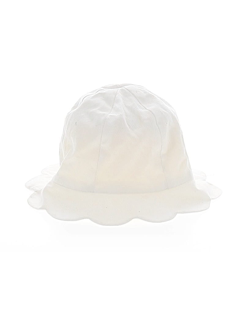 Pre-owned Jacadi Babies' Bucket Hat In White
