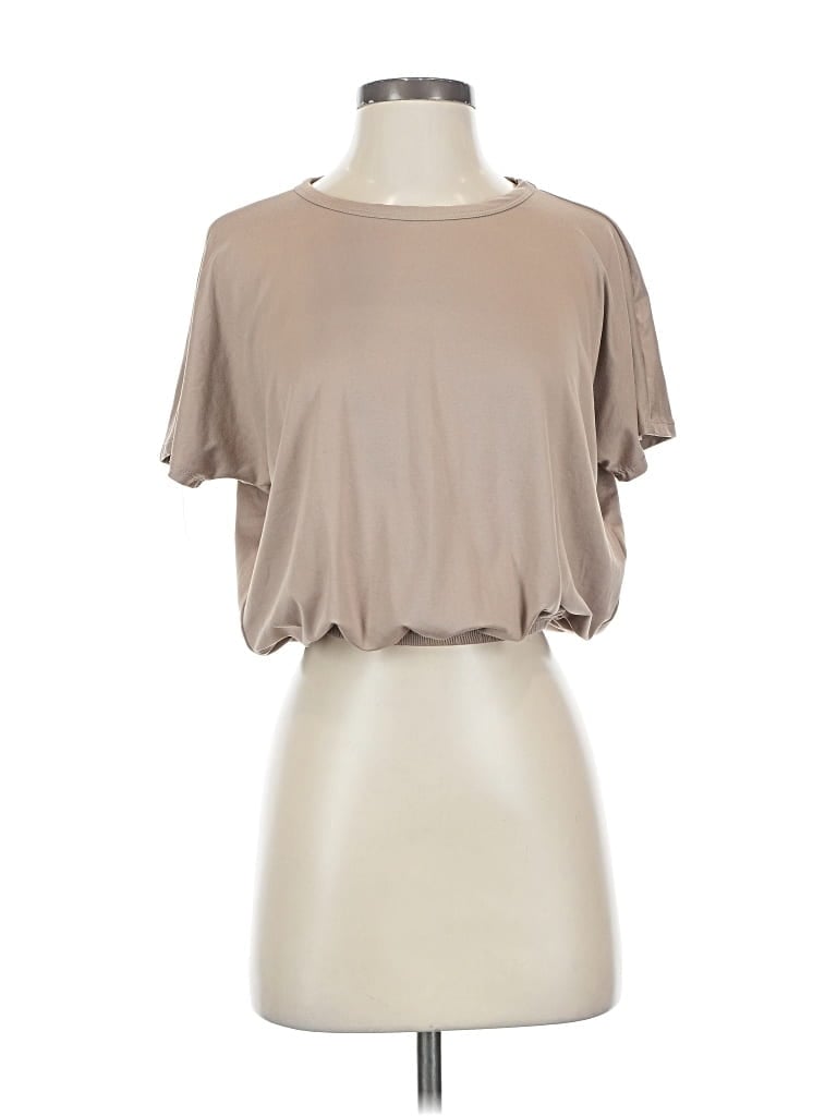 Pre-owned Olivia Rae Short Sleeve T-shirt In Brown
