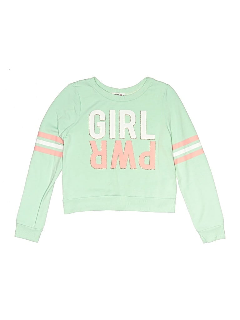 Pre-owned Beautees Kids' Sweatshirt In Green