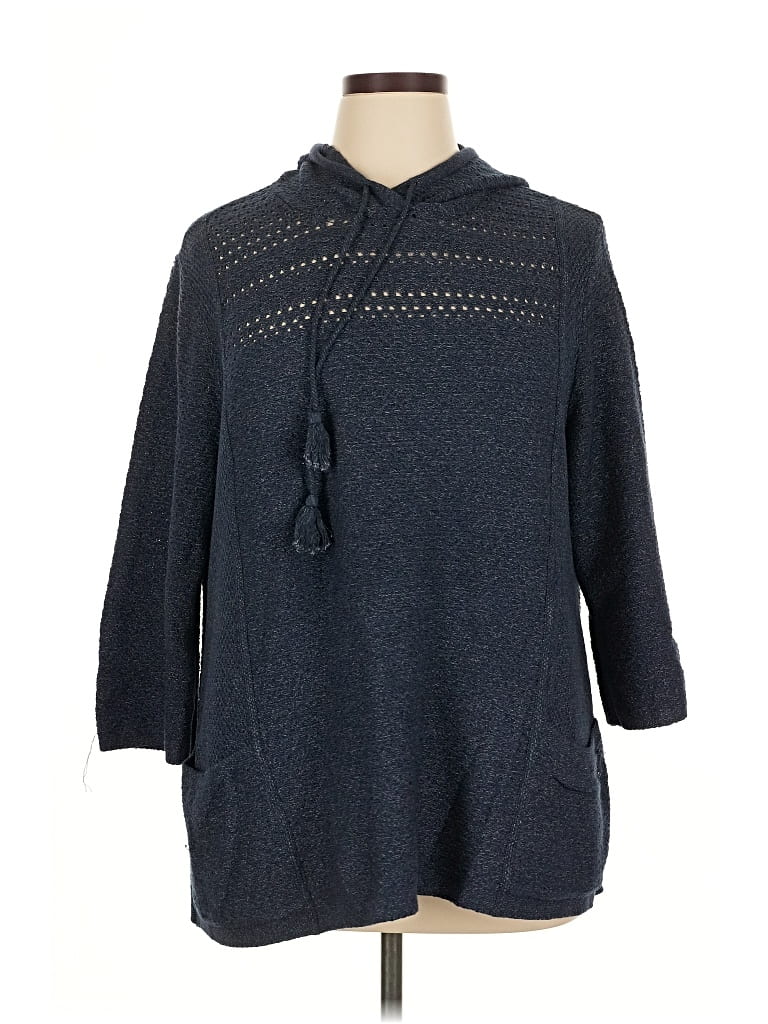 Pre-owned Purejill Pullover Sweater In Blue