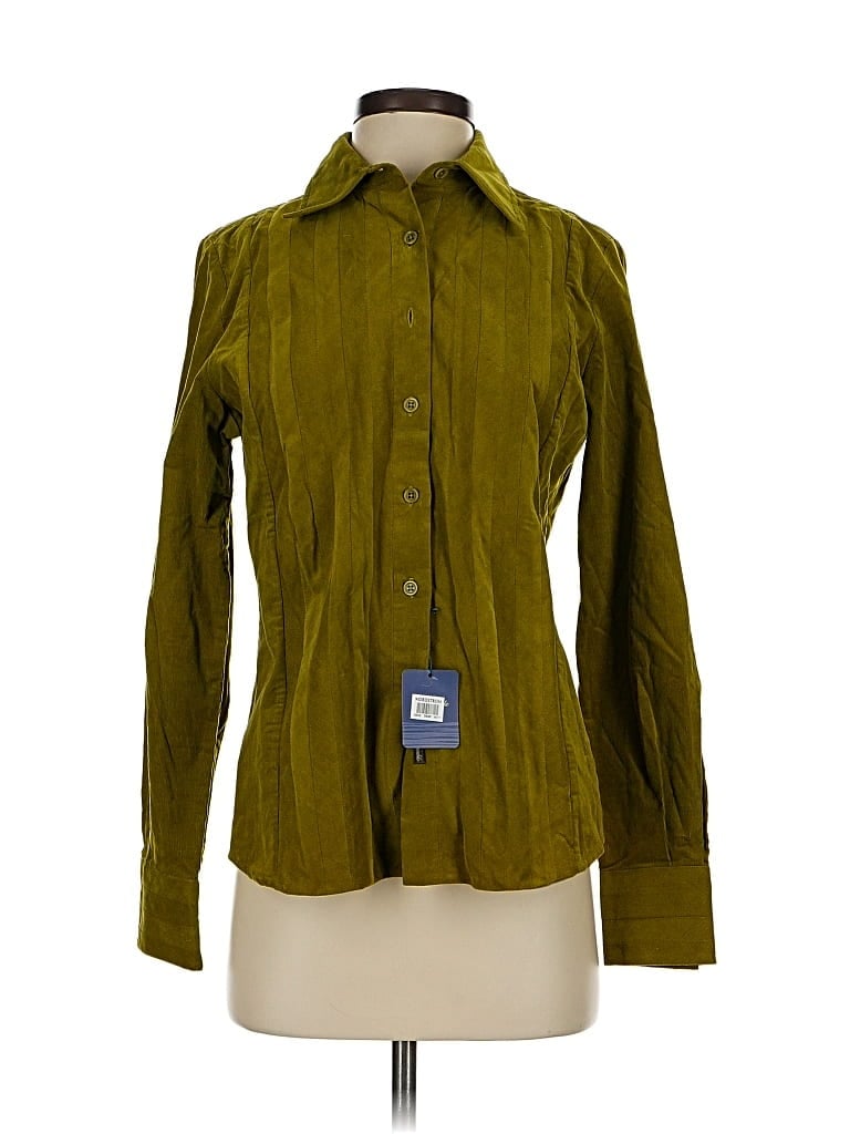 Façonnable Long Sleeve Blouse In Green