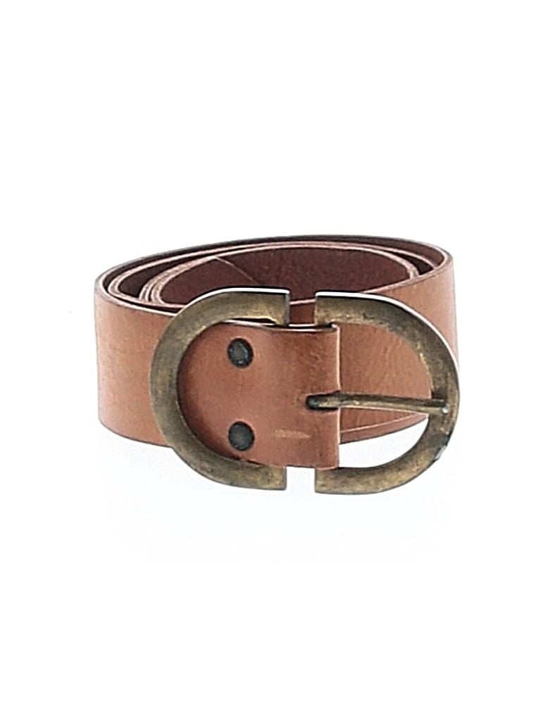 Pre-owned H&m Leather Belt In Brown