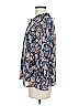 Eclair 100% Polyester Blue Long Sleeve Blouse Size M - photo 5