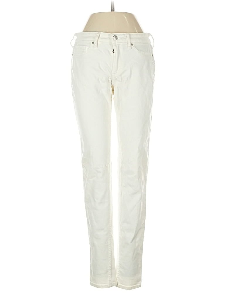 Pre-owned Abercrombie & Fitch Jeans In White