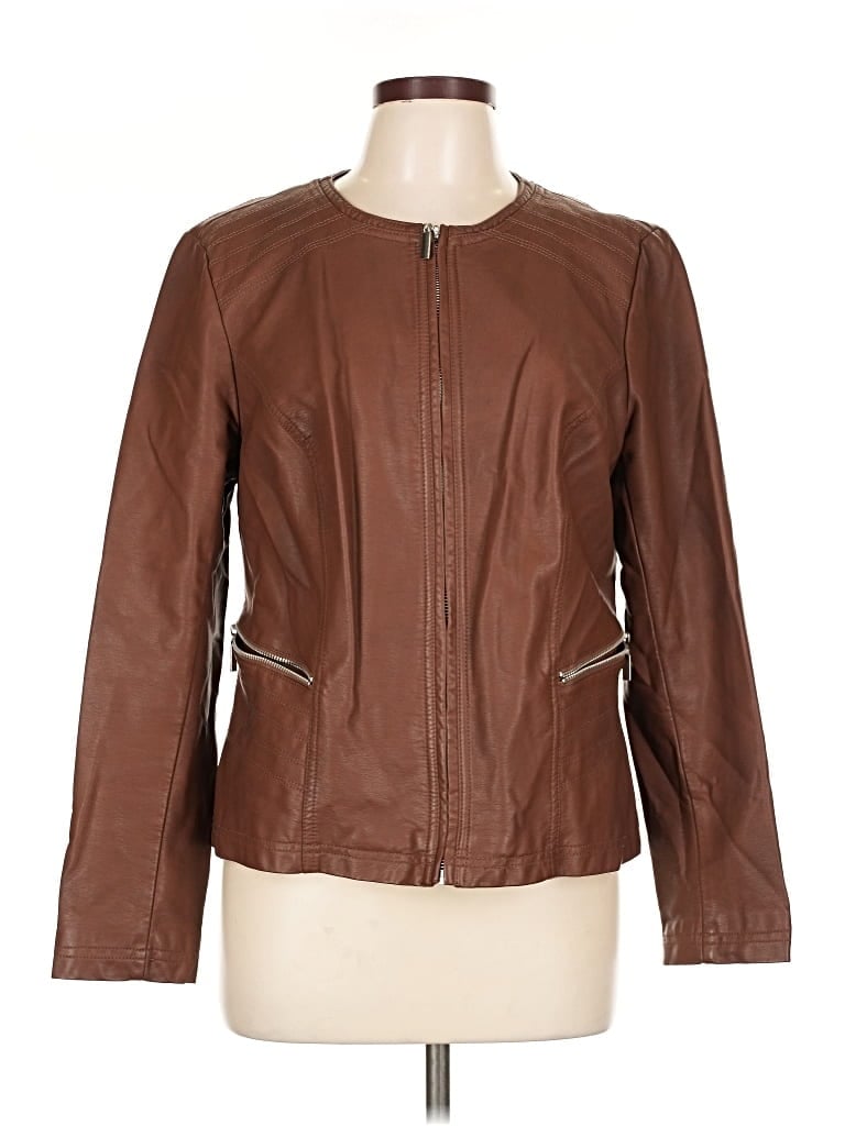 Pre-owned Alfani Jacket In Brown