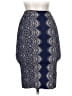 BCBGMAXAZRIA Chevron-herringbone Blue Formal Skirt Size XS - photo 1