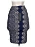 BCBGMAXAZRIA Chevron-herringbone Blue Formal Skirt Size XS - photo 2