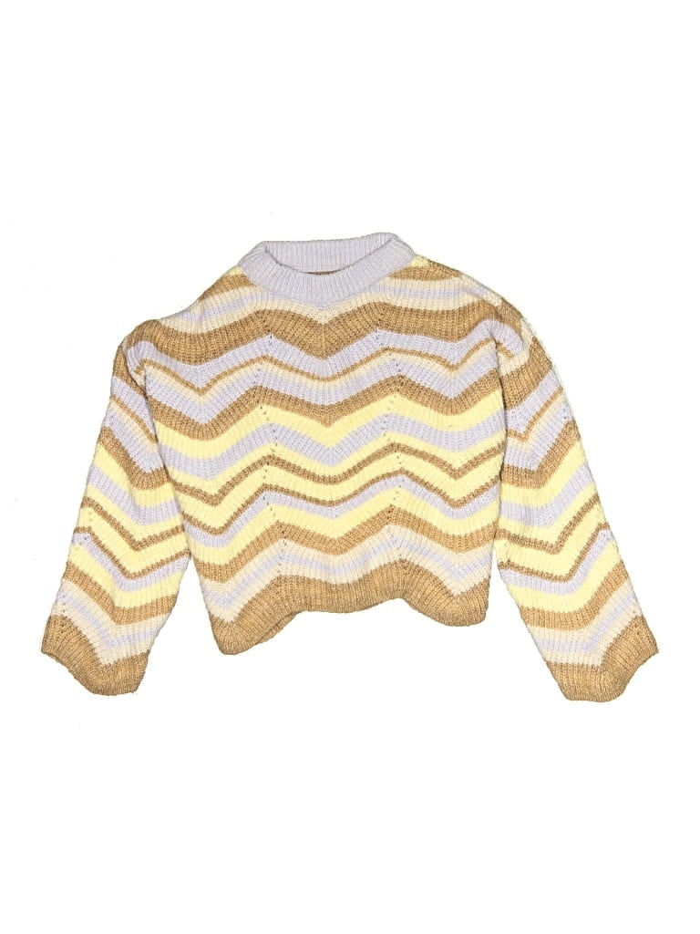 Pre-owned Zara Kids' Pullover Sweater In Brown