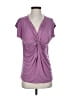 MICHAEL Michael Kors Purple Short Sleeve Top Size S - photo 1