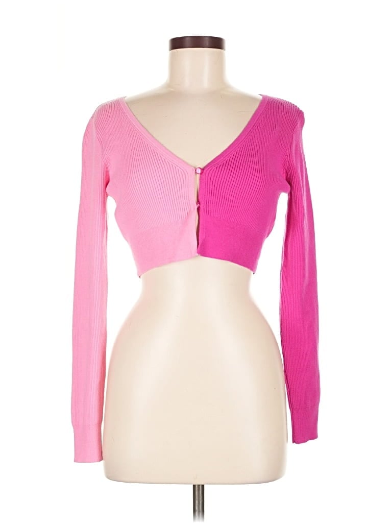 Pre-owned Wild Fable Cardigan Sweater In Pink