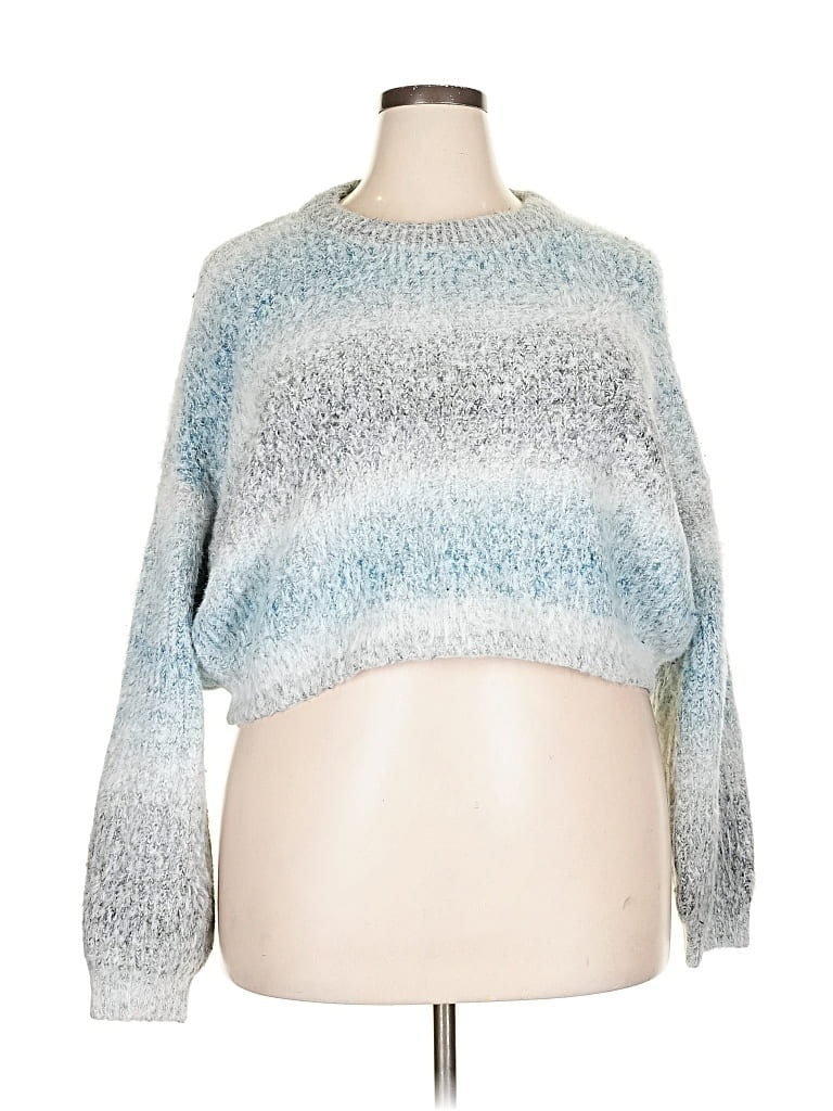 WILD FABLE Pre-owned Pullover Sweater In Silver