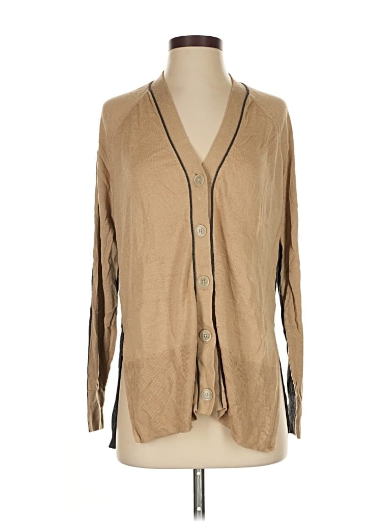 Pre-owned Atm Anthony Thomas Melillo Silk Cardigan Sweater In Brown