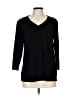 Dantelle Black 3/4 Sleeve Top Size L - photo 1