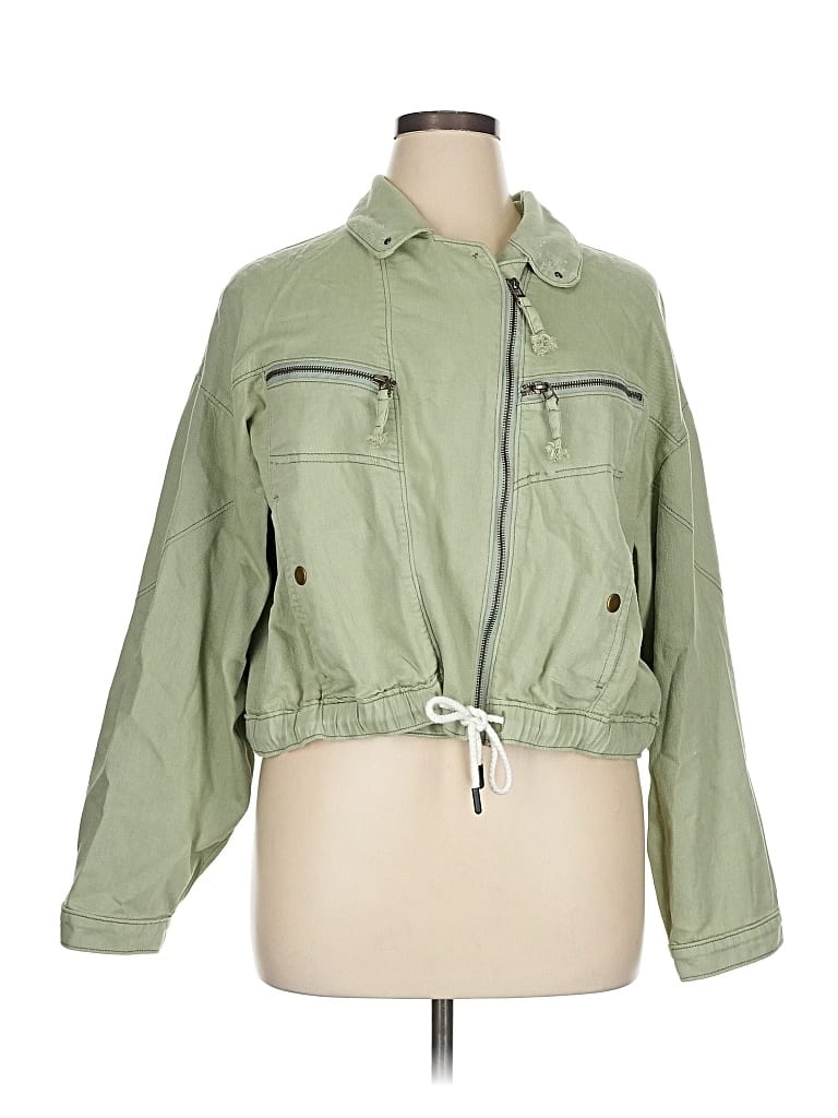 Pre-owned Pilcro Jacket In Green