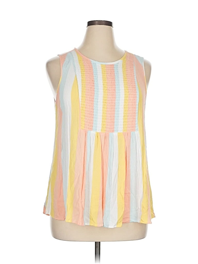 Pre-owned Torrid Sleeveless Blouse In Yellow