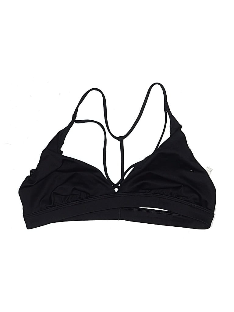 Pre-owned Victoria Sport Swimsuit Top Black Swimwear