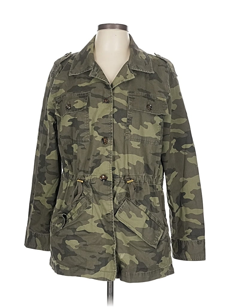 Pre-owned Banana Republic Jacket In Green