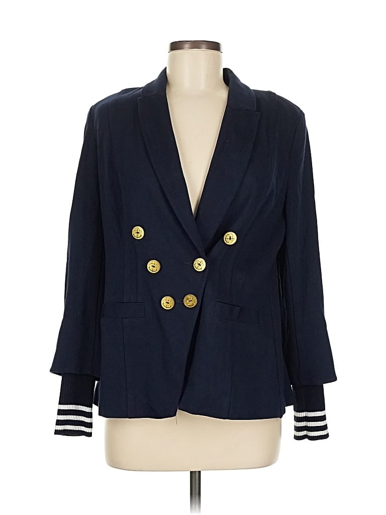 Pre-owned Cabi Blazer Jacket In Blue
