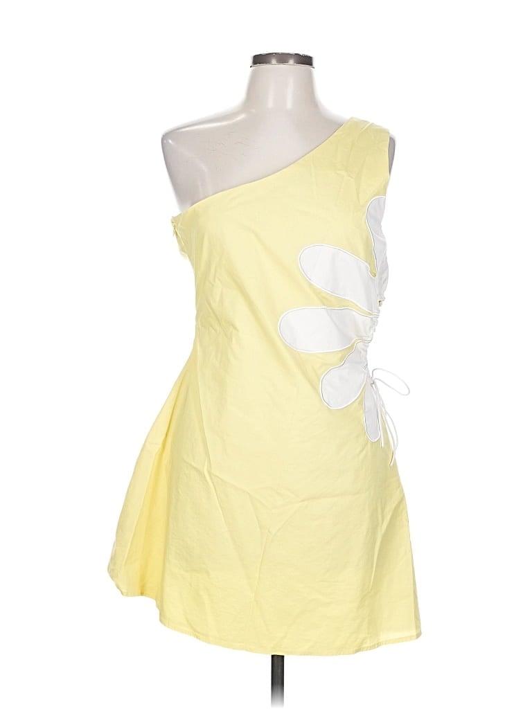 Pre-owned Lulus Cocktail Dress In Yellow