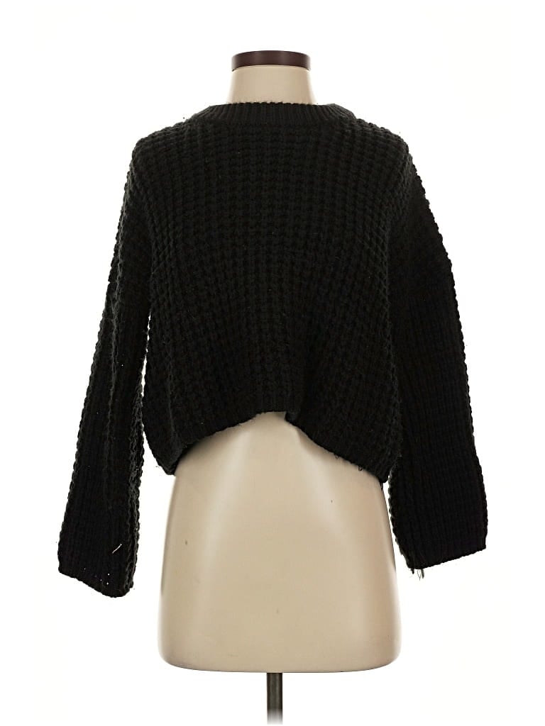 FOREVER 21 CONTEMPORARY Pre-owned Cardigan Sweater In Black