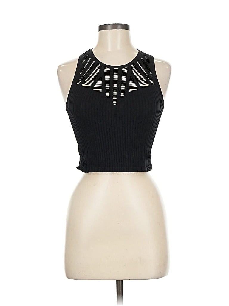 EXPRESS ONE ELEVEN Pre-owned Tank Top Black Halter Neckline Tops