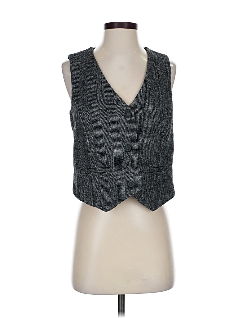 Pre-owned Gap Vest In Gray