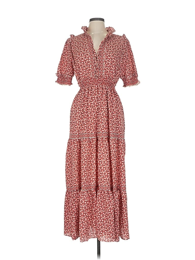 Pre-owned Max Studio Casual Dress In Red