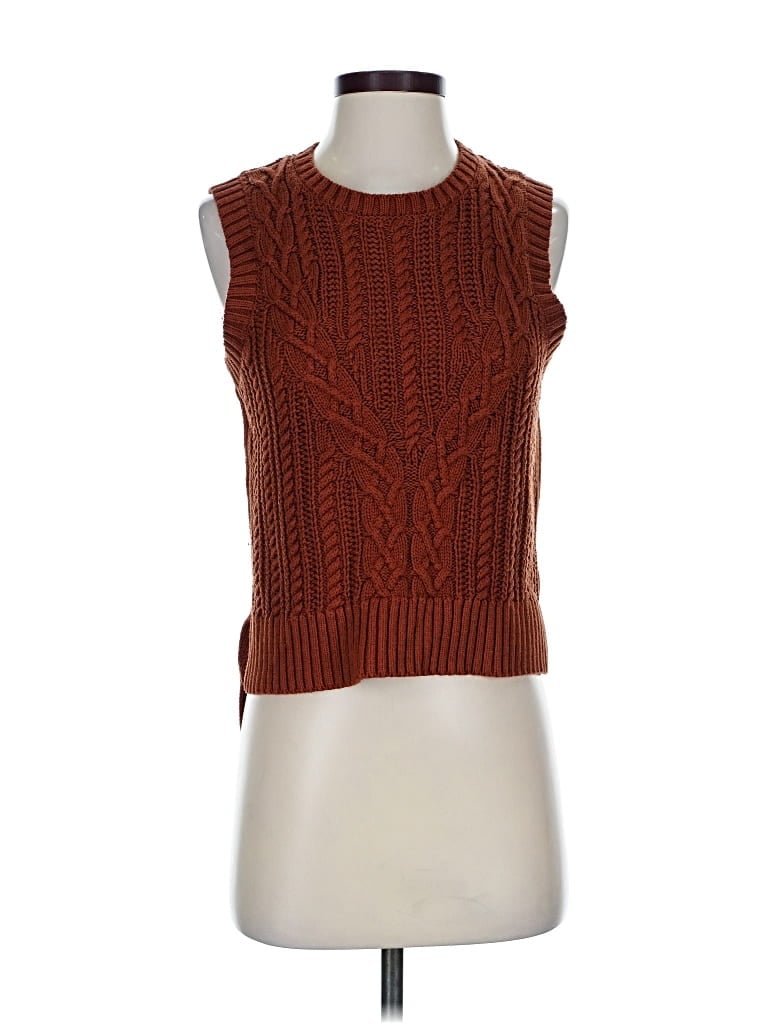 Pre-owned Rachel Zoe Tjx Pullover Sweater In Orange